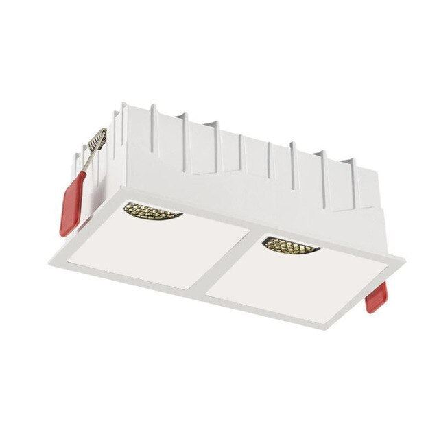 Dimmable NO Dazzing Anti Glare Ceiling Recessed LED Downlight 7W 10W 20W 24WSquare LED Ceiling Spot Light Pic Background