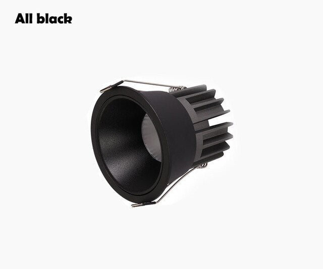 Dimmable No Flickering Anti Glare LED Recessed Downlight 7w -15w LED Ceiling Spot Light For Hotel Corridor Bedroom Living Room