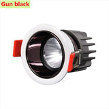 Dimmable Recessed Anti Glare COB Downlights 5W 7W  9W 12W 15W 18W 24W LED Ceiling Spot Lights Background Lamps Indoor Lighting