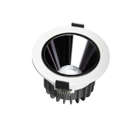 Dimmable Recessed Anti Glare COB LED Downlights 7W/9W/12W/15W LED Ceiling Spot Lights AC85~265V Background Lamps Indoor Lighting