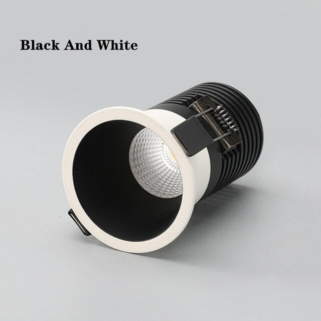 Dimmable Recessed Anti Glare COB LED Downlights 7W 9W12W 15W 18WLED Ceiling Lamps  LED Ceiling Spot Lights Indoor Lighting