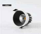 Dimmable Recessed Anti Glare COB LED Downlights 9W/12W/15W LED Ceiling Spot Lights AC85~265V Background Lamps Indoor Lighting