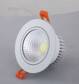 Dimmable Recessed LED Downlights 5W 7W 9W 12W 15W 18W COB LED Ceiling Spot Lights AC85~265V LED Background Lamps Indoor Lighting