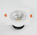Dimmable Recessed LED Downlights 7W 9W 12W COB LED Ceiling Spot Lights AC85-265V LED Ceiling Lamps Indoor Lighting
