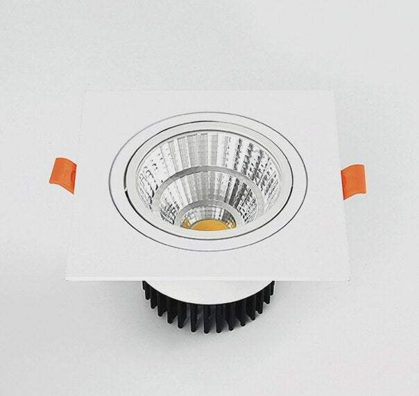 Dimmable Recessed LED Downlights 7W 9W 12W COB LED Ceiling Spot Lights AC85-265V LED Ceiling Lamps Indoor Lighting