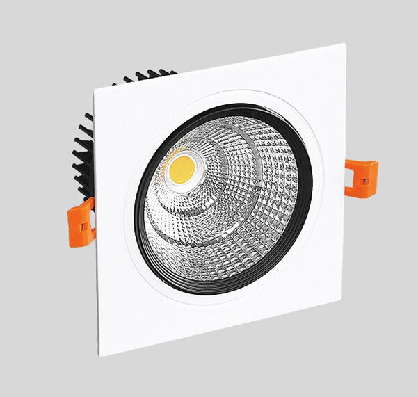 Dimmable Recessed LED Downlights 7W 9W 12W COB LED Ceiling Spot Lights AC85-265V LED Ceiling Lamps Indoor Lighting