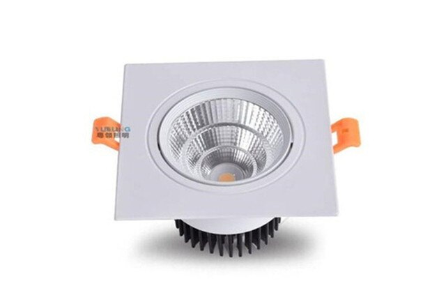 Dimmable Recessed LED Downlights 9W/12W/15W Epistar Chip Aluminum COB Spot Lights Ceiling Lamp AC90-260V For Home illumination