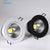 Dimmable led spotlight black white cob downlight ceiling light hotel wall washer spotlight opening 3W~25W