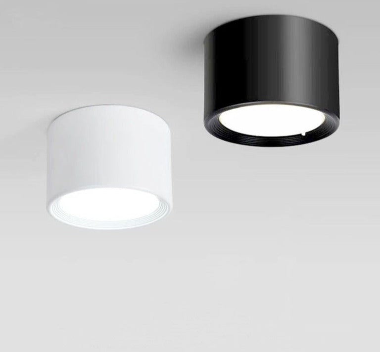 Dimmable no-hole surface mounted 12W 15W LED downlight 110V 220V ceiling light 5W 7W 9W cob led spotlight ceiling light