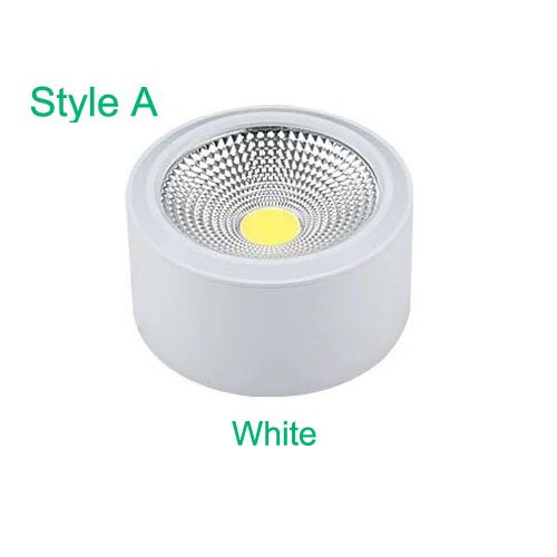 Dimmable surface mounted LED COB downlight AC85-265V 5w 7w 9w 12w 15w 18w LED ceiling light spotlight ceiling light