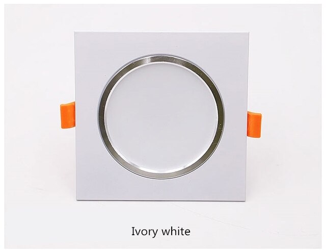 Dimmable ultra-thin LED downlight 5W7W9W12W AC85-265V square LED anti-fog ceiling light downlight kitchen household lighting