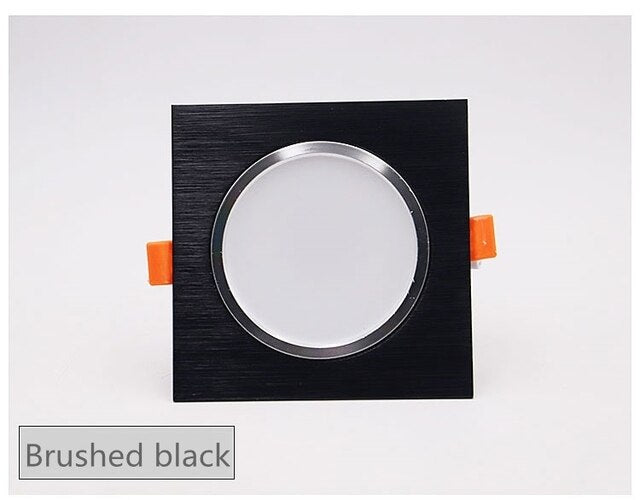 Dimmable ultra-thin LED downlight 5W7W9W12W AC85-265V square LED anti-fog ceiling light downlight kitchen household lighting