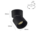 Downlight Honeycomb Nest Anti Glare Lens Surface Mounted LED Cob Ceiling Spot Light Pic Background 10W12W 15W Light 220v Indoor