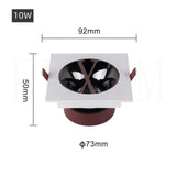 Embedded surface mounted various styles COB spotlight led adjustable angle 24° bedroom living room downlight 10W 20W 30W 40W