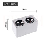 Embedded surface mounted various styles COB spotlight led adjustable angle 24° bedroom living room downlight 10W 20W 30W 40W