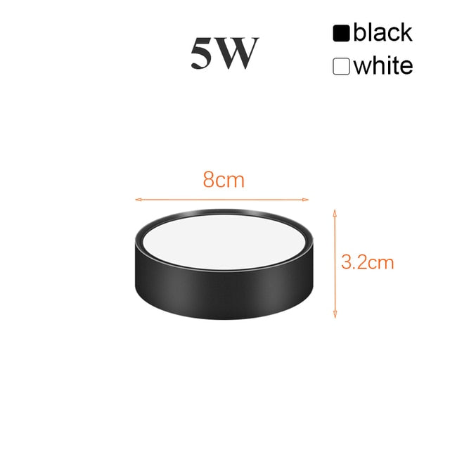 Folding Led Spot Light Ceiling Spots 5/7/10/15/25/40W Surface Down Light 220V Led Spotlights Downlights For Bedroom Living Room