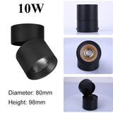 Folding Led Spot Light Ceiling Spots 5/7/10/15/25/40W Surface Down Light 220V Led Spotlights Downlights For Bedroom Living Room