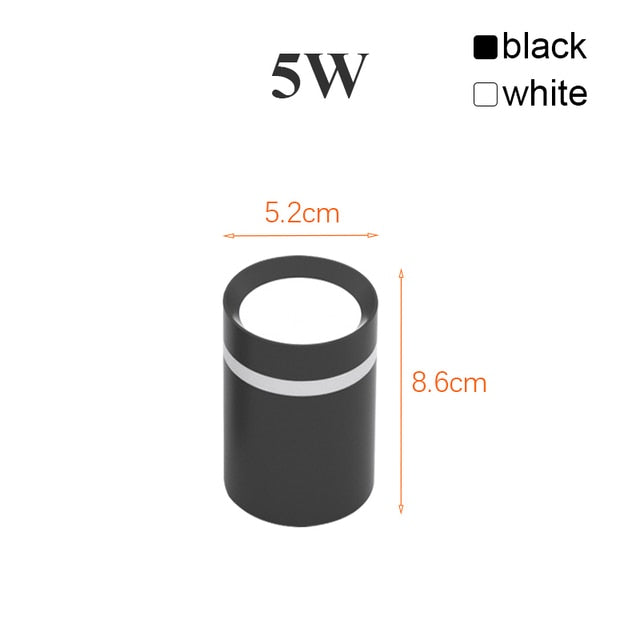 Folding Led Spot Light Ceiling Spots 5/7/10/15/25/40W Surface Down Light 220V Led Spotlights Downlights For Bedroom Living Room