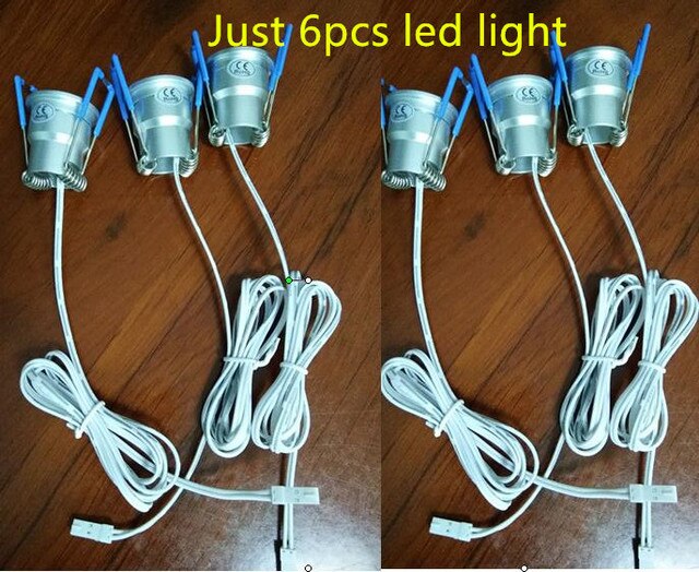 Free Shipping High Power 1.5W LED Downlights DC12V MINI LED Spotlight Ceiling Lamps for Showcase Kitchen Cupboard Bedroom Night