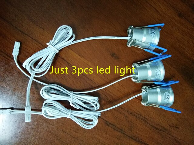 Free Shipping High Power 1.5W LED Downlights DC12V MINI LED Spotlight Ceiling Lamps for Showcase Kitchen Cupboard Bedroom Night