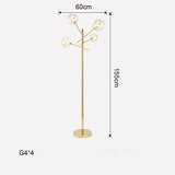 Modern home deco lighting Nordic floor lights LED living room standing fixtures illumination bedroom Glass ball floor lamps