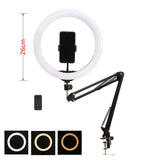 Camera Phone tripod Table Stand Set Overhead Shot Photography Adjustable Arm stand For Phone Camera Ring Light Lamp