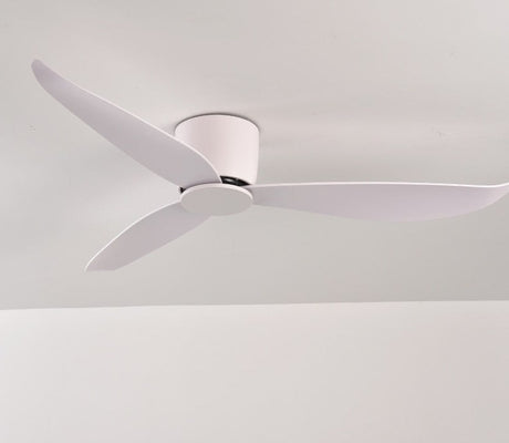 Modern Black White Low Floor DC Motor 30W Ceiling Fans With Remote Control Simple Ceiling Fan Without Light Home Fan 220V