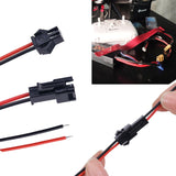 20PCS/10Pairs Plug Male To Female Wire Connector Cable Pigtail Plug Terminal Connecting Wire For LED Downlight Ceiling Lamp