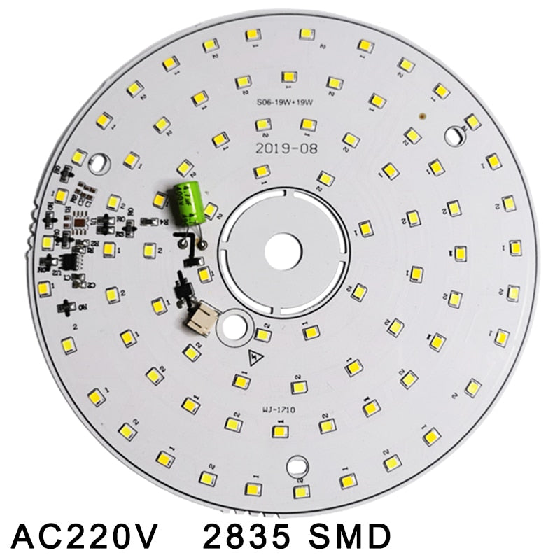 LED Bulb Lamp Chip 3W 6W 12W 18W AC 220V 240V  Smart IC No Need Driver DIY Natural White For led downlight led Spotlight beads
