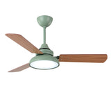 Ceiling Fans 220V Wooden Nordic Industrial Wind Ceiling Fans With Lights 42 Inch Blades Cooling Fans Remote Dimming Fan Lamp
