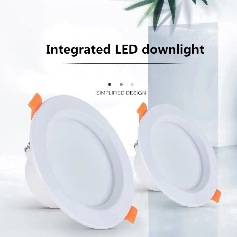 Downlight 3W 5W 7W 9W 12W 15W 18W Spot led downlight AC 220V White Ultra Thin Aluminum Round Recessed LED Spot Lighting