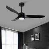 SOVE Black Modern Led Ceiling Fans With Lights Simple Ceiling Light Fan With Remote Control White Fan Lamp Ventilador De Techo