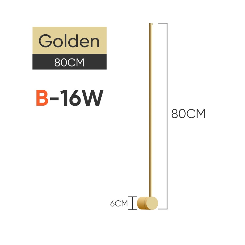 LED Long Wall Lamp 350°Rotation Modern Wall Light For Home Bedroom Stairs Living Room Sofa Background Lighting Decoration Lamp