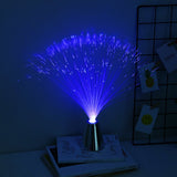 Colorful LED Fiber Nightlight Lamp Romantic Small Night Light For Christmas Gift Colorful Flashing Light Luminous Toys