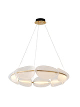 Modern LED Chandelier lighting Living room Novelty Petal Pendant Lamps Bedroom fixtures Nordic deco Dining room Hanging Lights