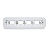 Super Brightness Wireless Wall Light 5 LED Cabinet Closet Self-Stick Tap Light Home Night Emergency Touch Light Lamp