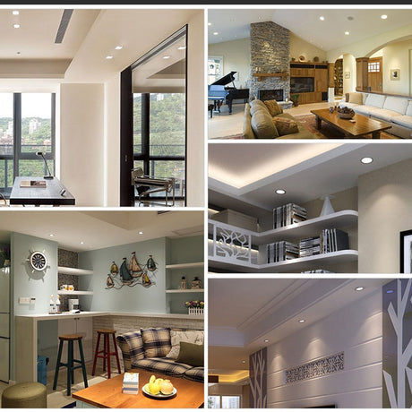 Bombillas LED Lamp GU10 MR16 220V LED spotlight 3W 6W LED Downlight ceiling light Lampasas LED bulb