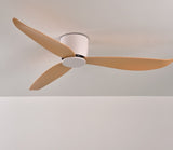 Modern Black White Low Floor DC Motor 30W Ceiling Fans With Remote Control Simple Ceiling Fan Without Light Home Fan 220V