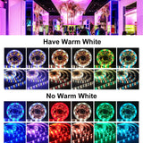 5M-30M LED Strip Light Bluetooth RGBWW SMD 5050 LED Lights DC12V RGB Led tape diode ribbon Flexible APP Phone Control+adapter