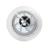 Star Ceiling Fan Light Dimmable LED Chandelier Lamp 3 Speeds +Remote Control For Children’s Room