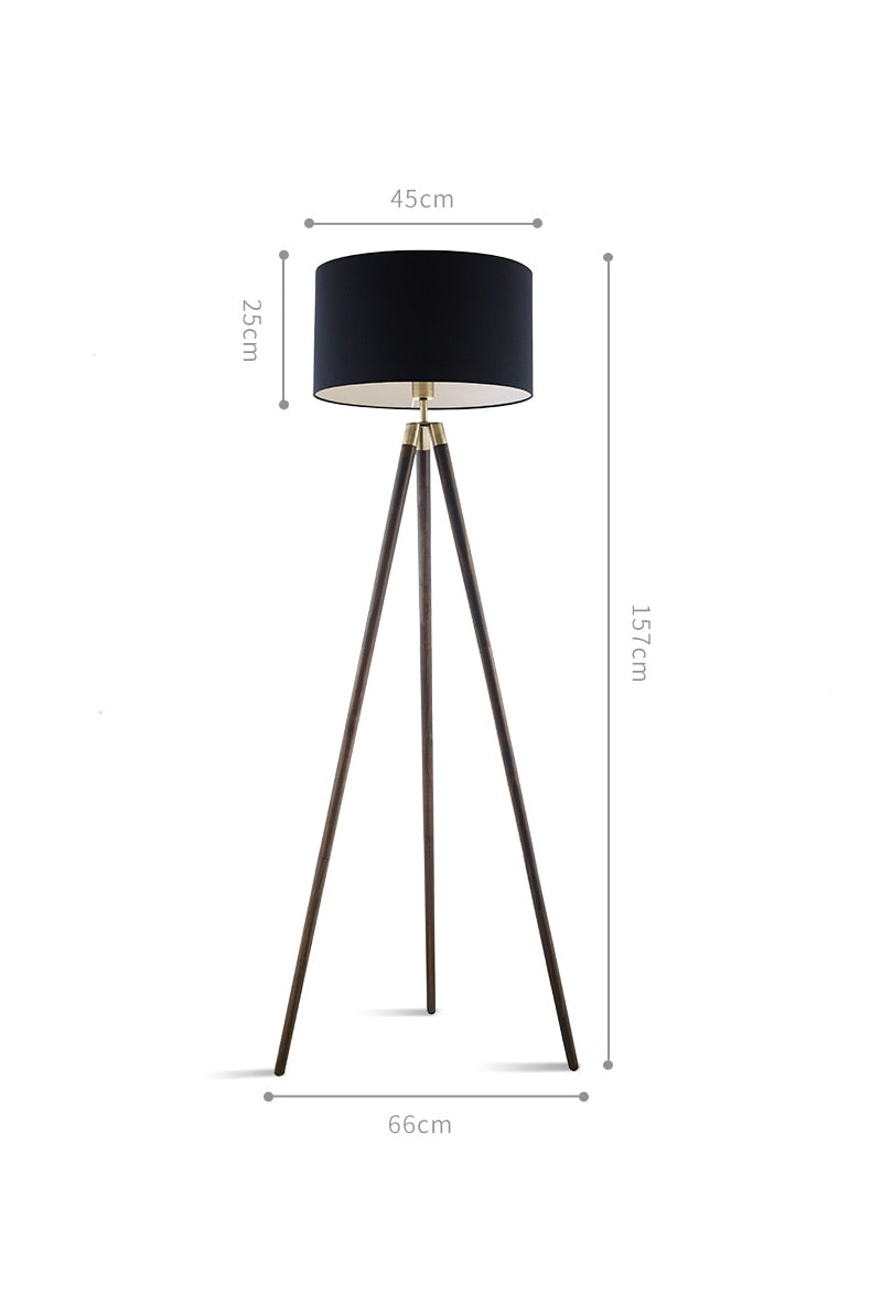 Floor lamp living room simple modern creative LED floor lamp Nordic American home design triangle vertical table lamp