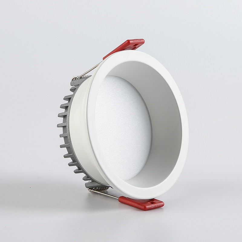 Recessed Anti-glare LED COB Downlight 18W 24W Dimmable 85-265V Ceiling Lamp Spot Light 12W 15W Home Living Room Bedroom Lighting