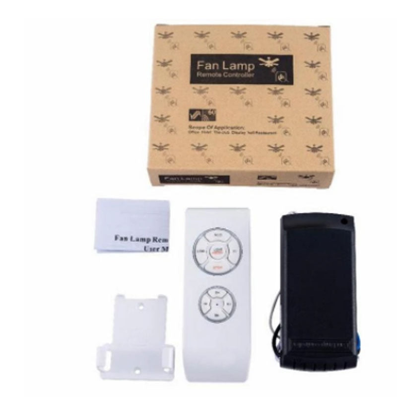 High Quality Loft Fan Chandelier Retro Dining Room Household Electric Fan Mute LED Remote Leaf Fan Lamp