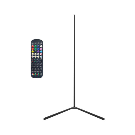 140CM Simple RGB wall corner Led RGB Floor Lamp bedroom app colorful floor lamp docking living room strip led atmosphere lamp