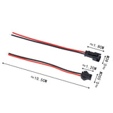 20PCS/10Pairs Plug Male To Female Wire Connector Cable Pigtail Plug Terminal Connecting Wire For LED Downlight Ceiling Lamp