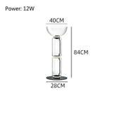 Living Room Creative LED Floor lamp Modern Bedroom Bedside Clear Glass Vertical Luminaires Study Indoor Design Lighting Fixtures