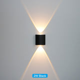 LED Wall Light Outdoor Waterproof IP65 Porch Garden Wall Lamp &amp; Indoor Bedroom Bedside Decoration Lighting Lamp Aluminum