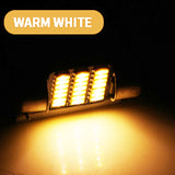 1X Festoon Car LED Interior Reading Light 4000K Warm White 6000K C5W C10W 31mm 36mm 39mm 41mm Auto Room Ceiling Dome Lamp 12V