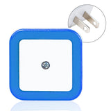 EU/US Plug Wall Lamp Baby Lights Night Home Square Romantic Kids For Children Led Bulbs Emergency No Dry Battery Atmosphere