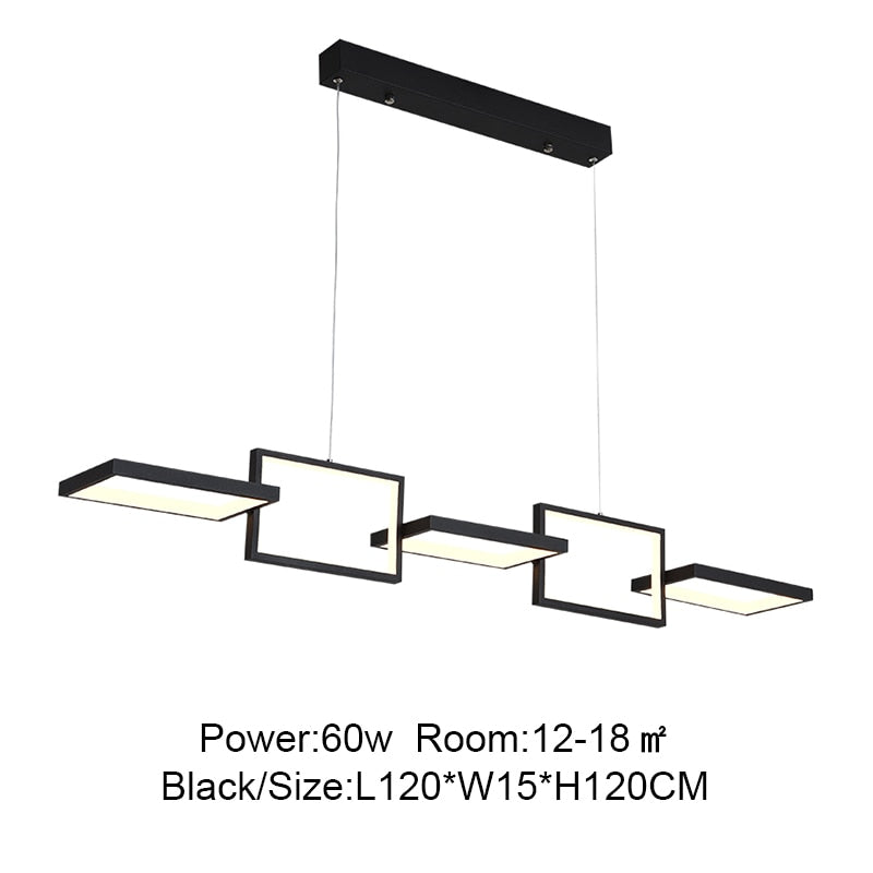 New hanging LED Chandeliers Aluminum Nordic lamp lustre led modern chandelier For kitchen Dining room led chandelier lighting